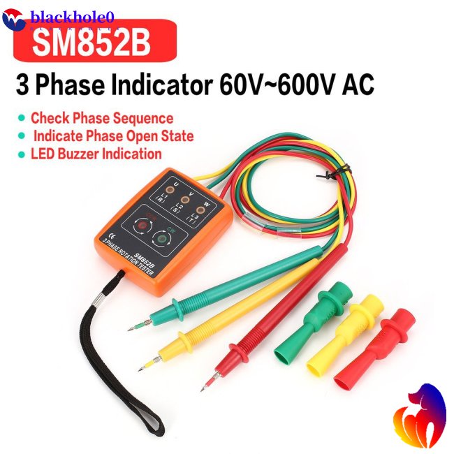 Thiết Bị Kiểm Tra Tần Số Điện Tử 3 Pha Sm852b 60vxefxbdx9e600v Ac