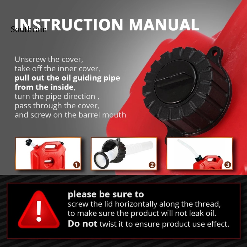 [STN] Bình Nhiên Liệu Bằng Nhựa Sức Chứa Lớn 3L / 5L Hình Jerry Cho Xe Hơi Xe Máy