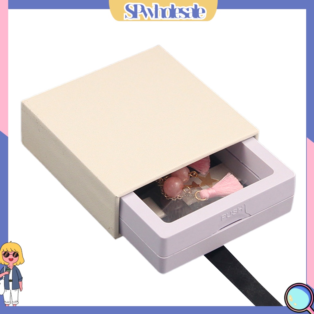 &lt;SPwholesale&gt; Hộp Đựng Trang Sức Dạng Kéo Dây Chống Oxy Hóa Bằng Giấy Mỏng Cho Cửa Sổ Cửa Hàng