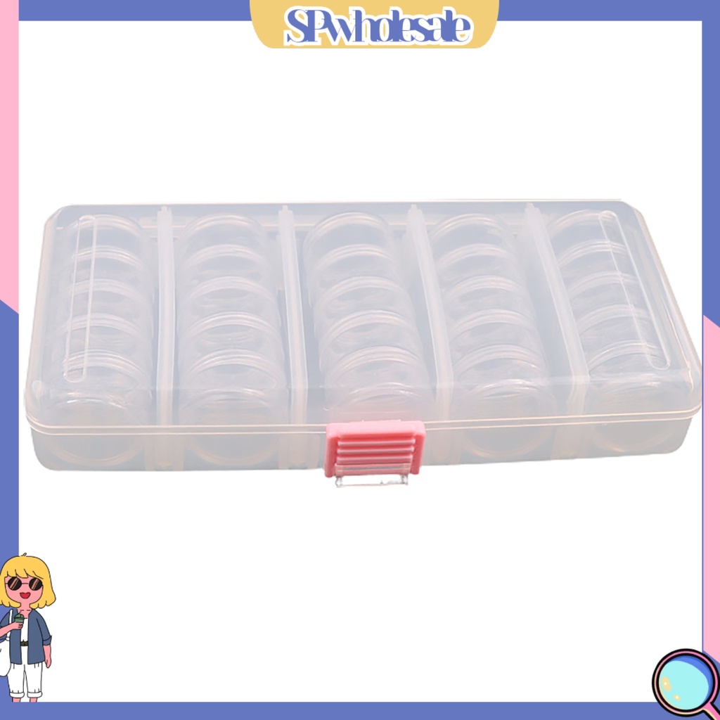 <SPwholesale> Hộp Đựng Trang Sức Chia 25 Ngăn Chống Bụi / Nước Tiện Dụng