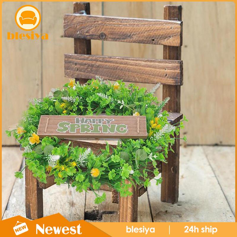 [Blesiya] Vòng Hoa Treo Cửa Trước Trang Trí Lễ Hội Phục Sinh