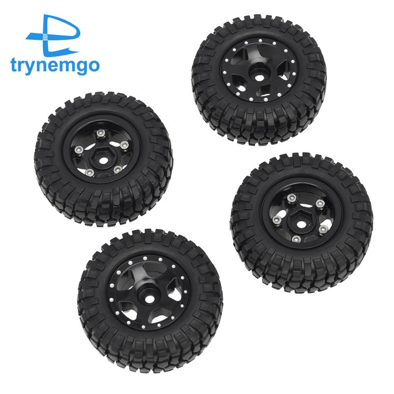 Set 4 Vỏ Bánh Xe Thay Thế Cho Xe Điều Khiển SCX24 Jeep Gladiator 1 / 24Th 4WD