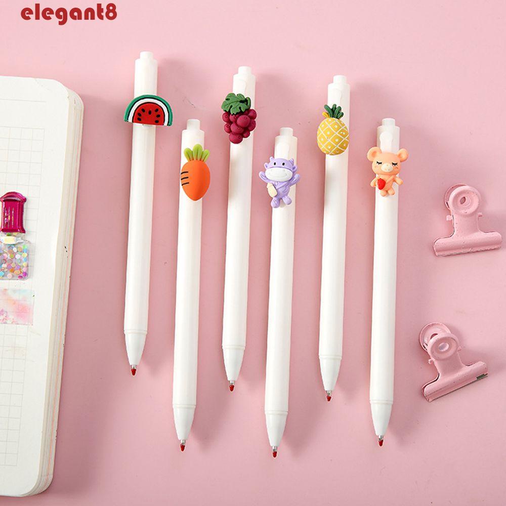 Bút Mực Gel Họa Tiết Hoạt Hình Dễ Thương Có Thể Thu Gọn Cho Bé