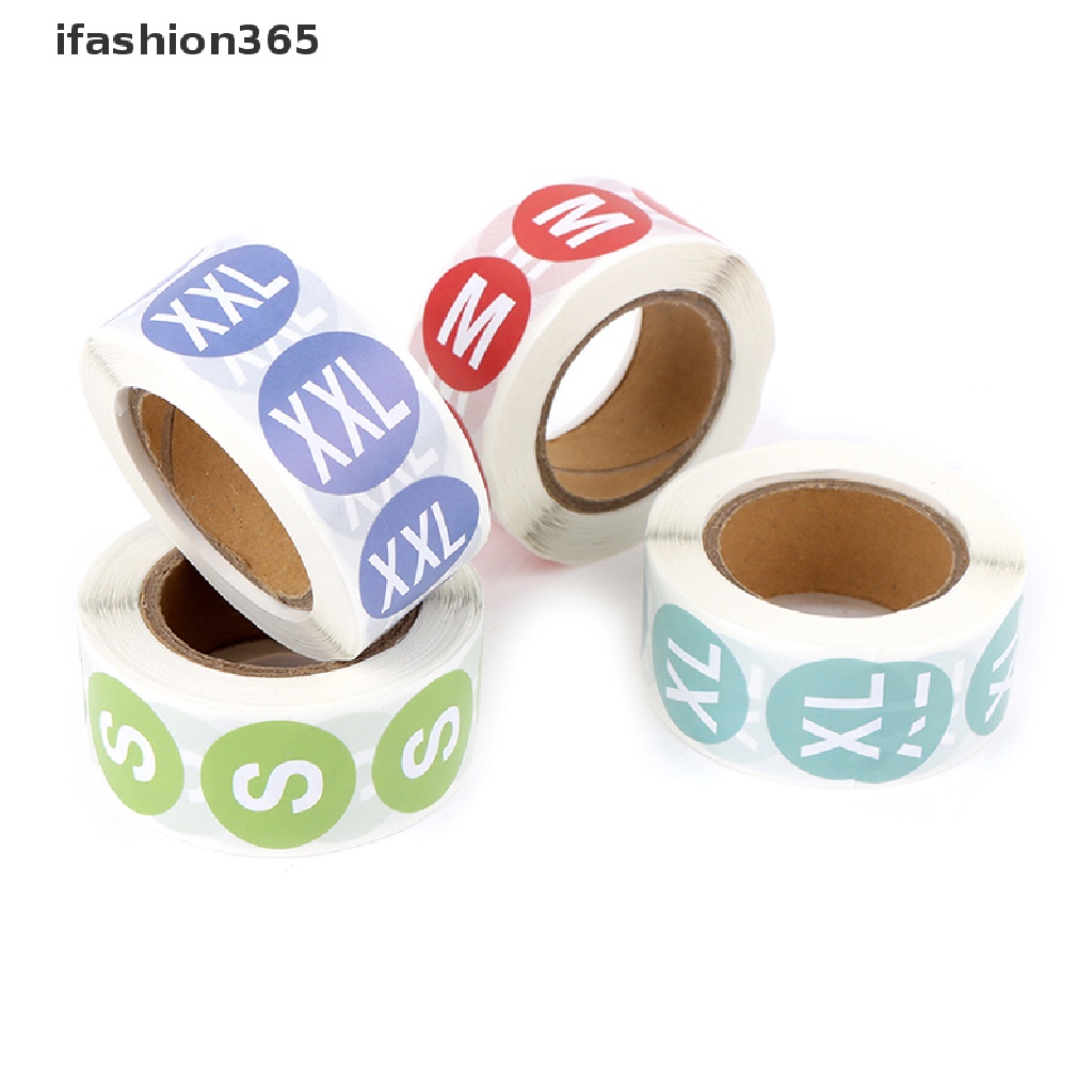 500 Nhãn Dán Kích Thước 2.5cm Dùng Trang Trí Quần Áo Tiện Dụng