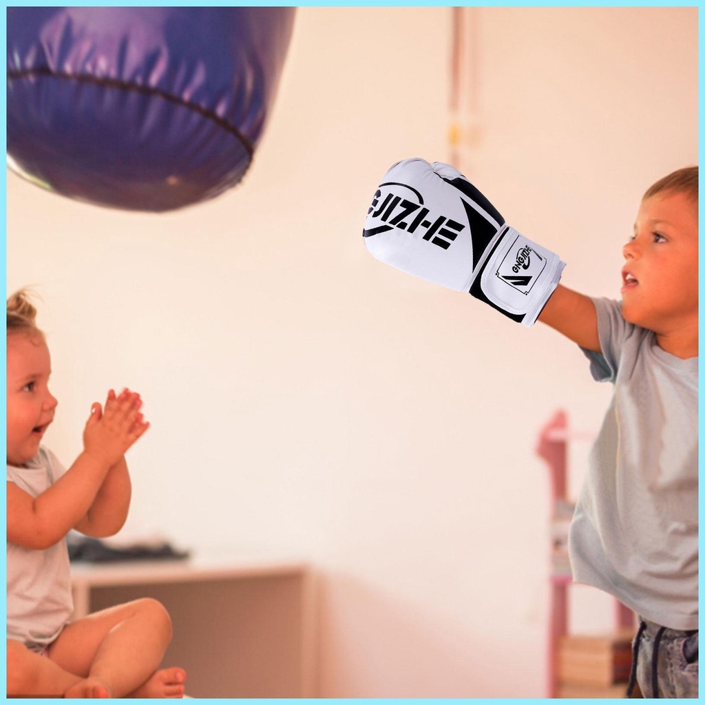 Găng Tay Đấm Bốc Bằng Da PU Trọng Lượng Nhẹ Cho Trẻ Em