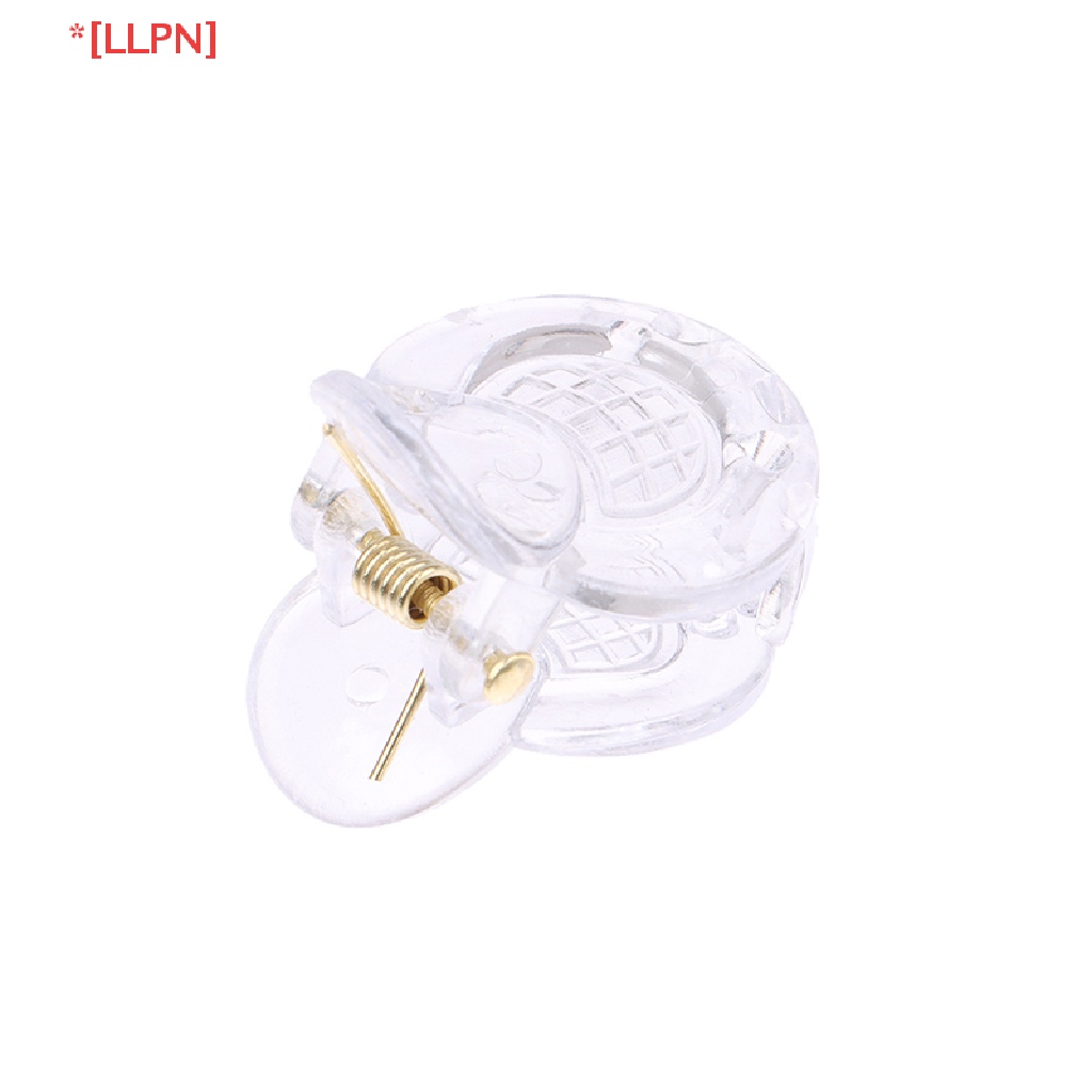 Set 10 Kẹp Tóc Mini 2cm Trong Suốt Hình Quả Dứa