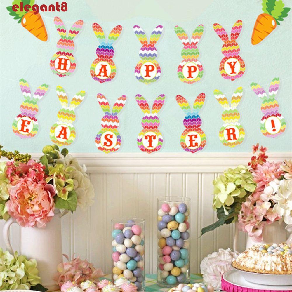 Dây Treo Trang Trí Cửa Hình Thỏ Và Cà Rốt Dễ Thương