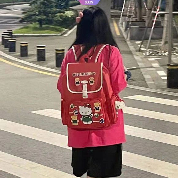 Balo Đi Học Họa Tiết Sanrio Hello Kitty Phong Cách Nhật Bản Dễ Thương Cho Nữ Y2k