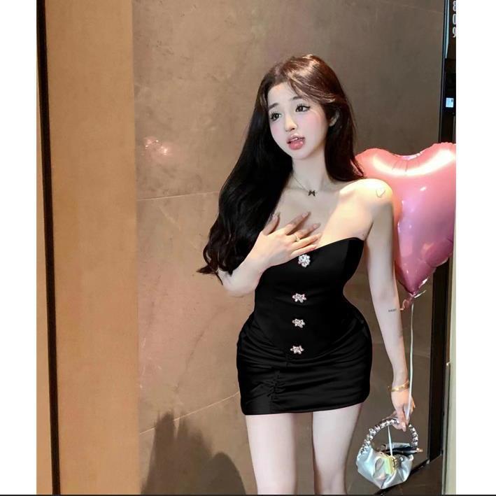 Set Áo Thun Ngắn Tay + Chân Váy Lưng Cao Xinh Xắn Thời Trang