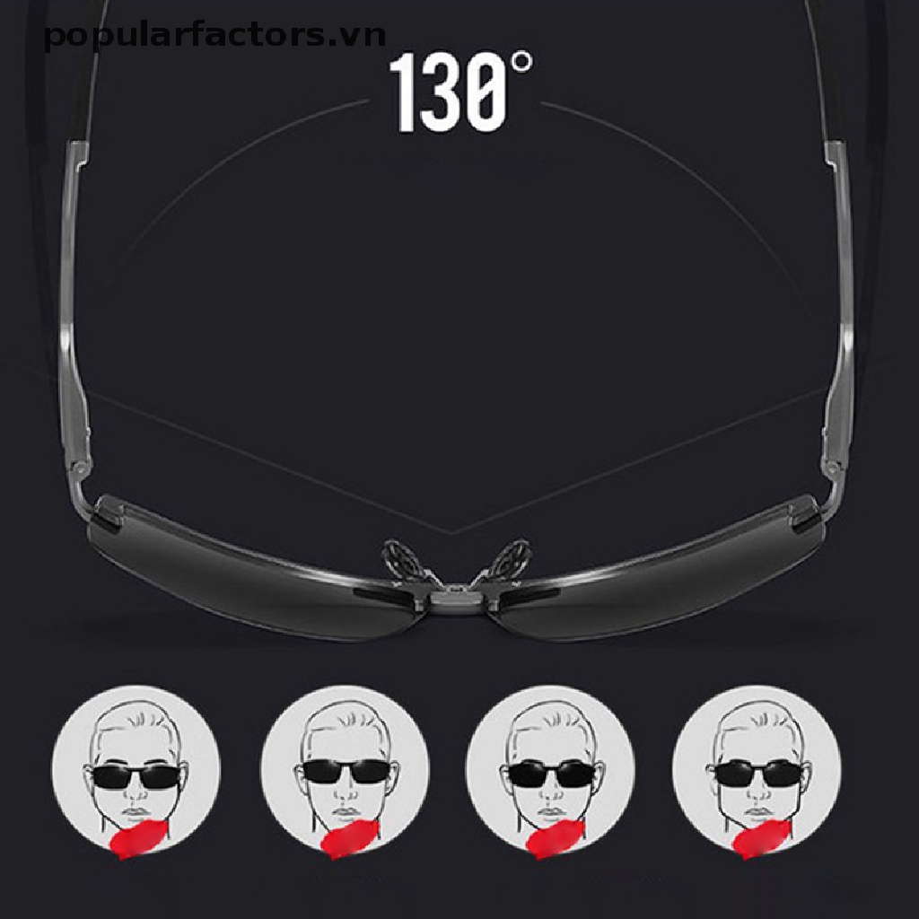 Kính Mát Phân Cực Chống Tia UV 400 Dùng Lái Xe Ban Đêm Cho Nam