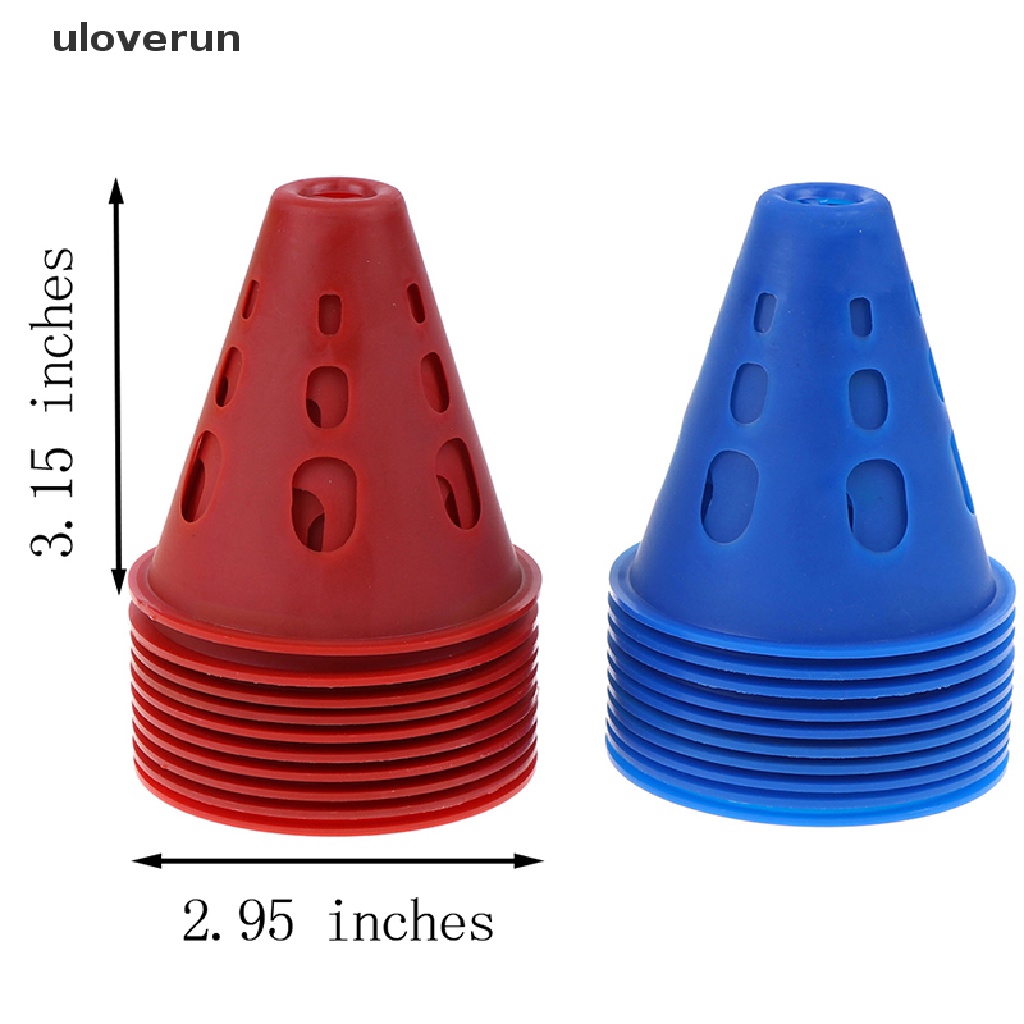 Set 10 Đĩa Đánh Dấu Tập Luyện Đá Bóng Chống Áp Lực Tiện Dụng