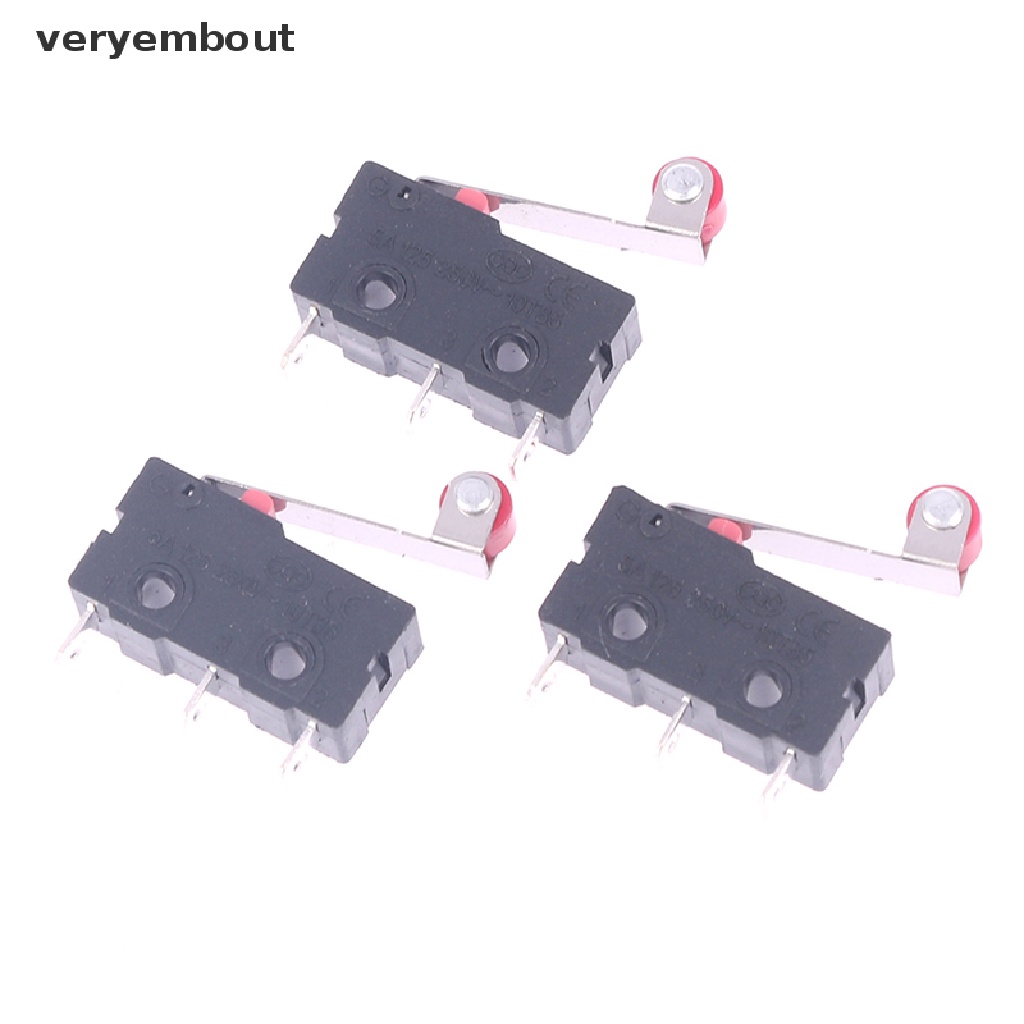 Set 10 Công Tắc Micro KW11-3Z 5A 250V 3 Feet Chuyên Dụng