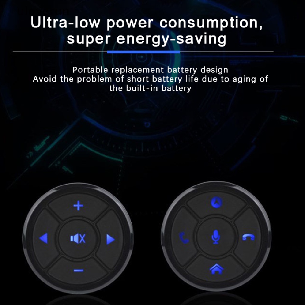 Bộ Điều Khiển Từ Xa 10 Nút Bấm Chuyên Dụng Cho Vô Lăng Xe Hơi