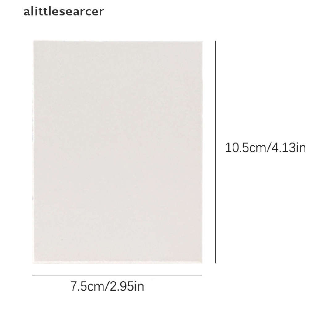 Set 10 Thẻ Giấy Kraft Hai Mặt Màu Trắng Dùng Làm Thẻ Giấy Kraft Dày Dặn DIY