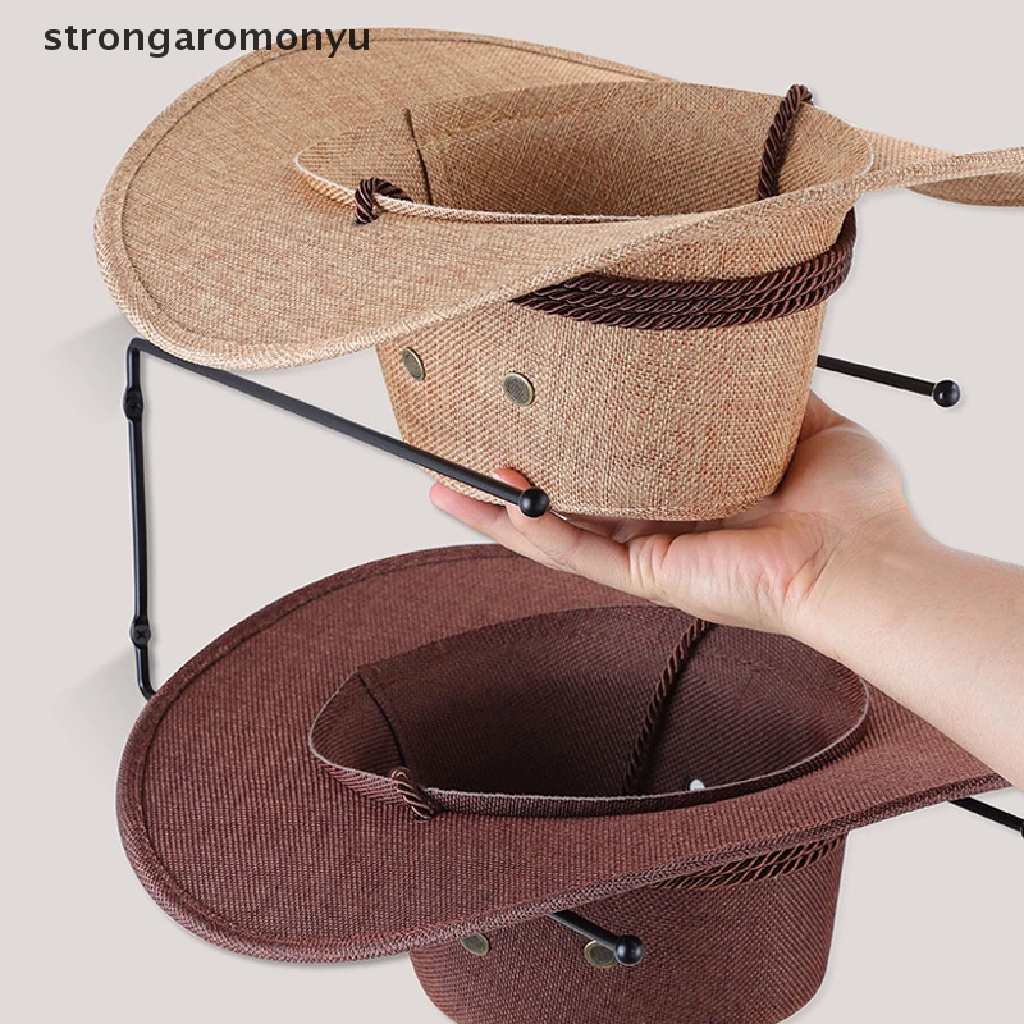 Giá Đỡ Trưng Bày Mũ Cao Bồi Gắn Tường Tiện Lợi