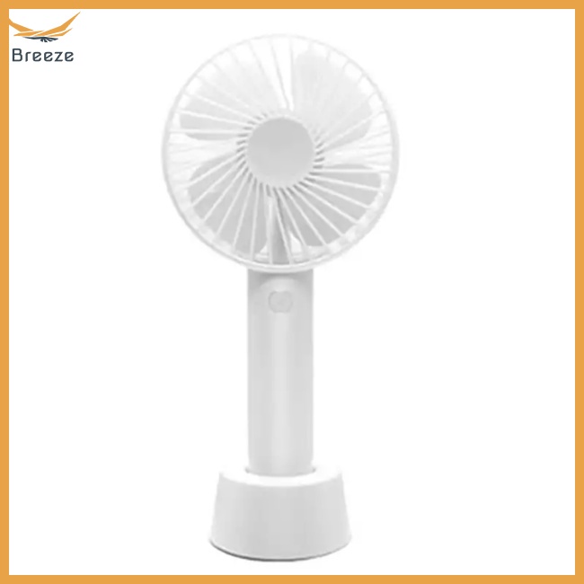 Quạt Làm Mát Mini Cầm Tay 3 Tốc Độ Tùy Chỉnh Kèm Sạc Usb Tiện Dụng Chất Lượng Cao