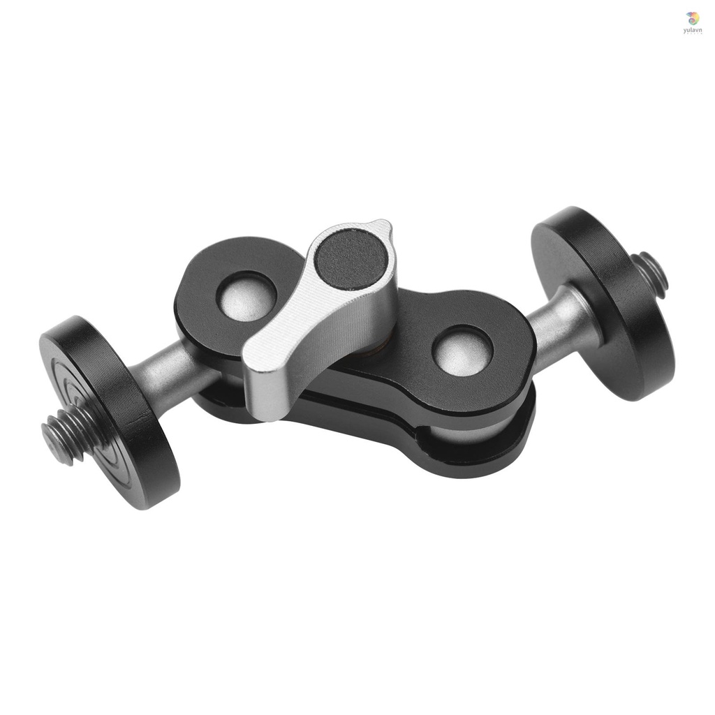 Cánh Tay Nối Dài Andoer MA-75 Bằng Hợp Kim Nhôm 1 / 4 Inch Hai Đầu Bi Linh Hoạt Gắn Đèn LED / Màn Hình / Video