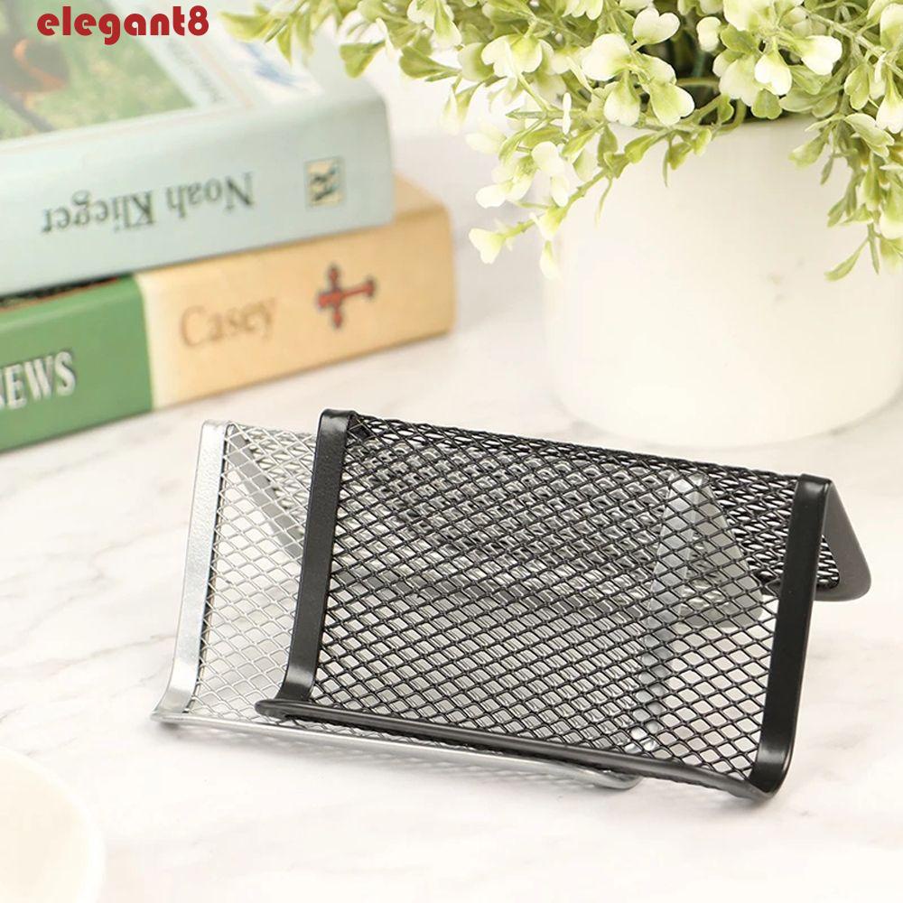 Ví Lưới Kim Loại Màu Đen Đựng Thẻ Tên Để Bàn|Giá Đỡ Trưng Bày Thẻ Để Bàn Tiện Dụng Cho Gia Đình