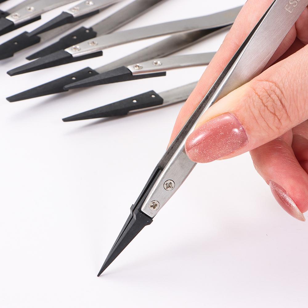 Nhíp ESD Cầm Tay Bằng Nhựa Và Thép Không Gỉ Chất Lượng Cao