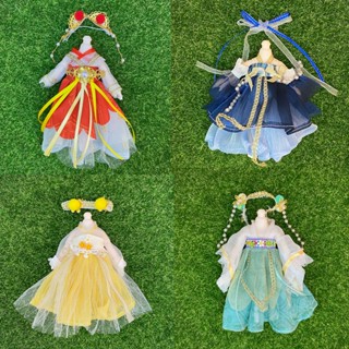  Bộ Quần Áo Thay Đổi Màu Sắc Cho Búp Bê 16-17cm 