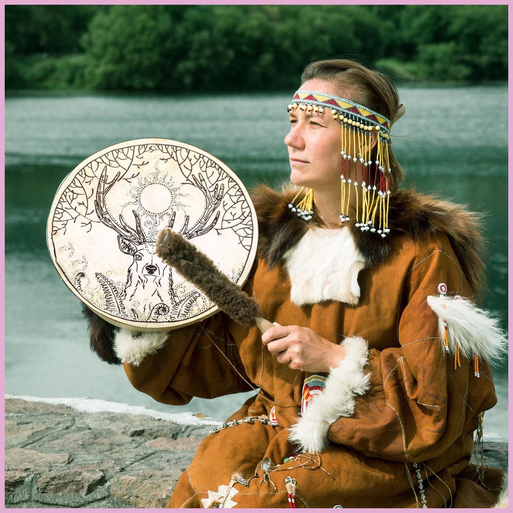 Trống Thiền Thủ Công Màu Phản Quang Chất Lượng Cao