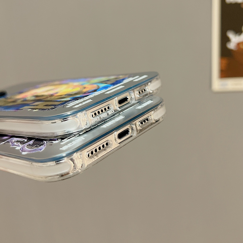 Ốp Điện Thoại TPU Mềm Họa Tiết Tranh Sơn Dầu graffiti Cho iphone 13 14 12 11 pro max