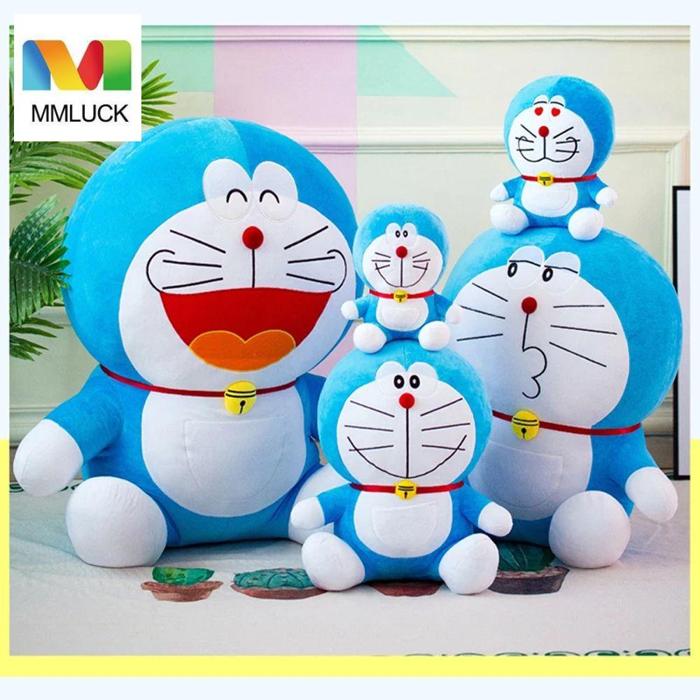 Mèo Doraemon Nhồi Bông Mềm Mại Đáng Yêu Cho Bé Gái