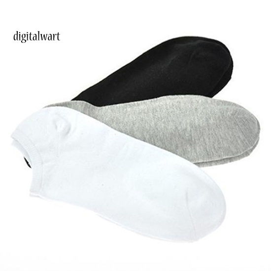 Kỹ Thuật Số| Đôi Vớ Cotton NgắN MàU Trơn ThoáNg Khí ThờI Trang Cho Nam