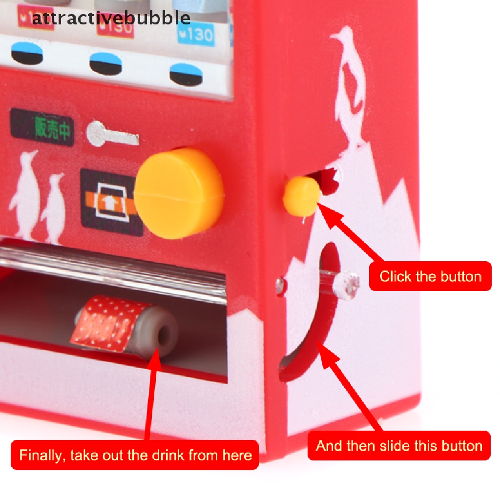 1 Mô Hình Máy Bán Nước Uống Mini Cho Nhà Búp Bê