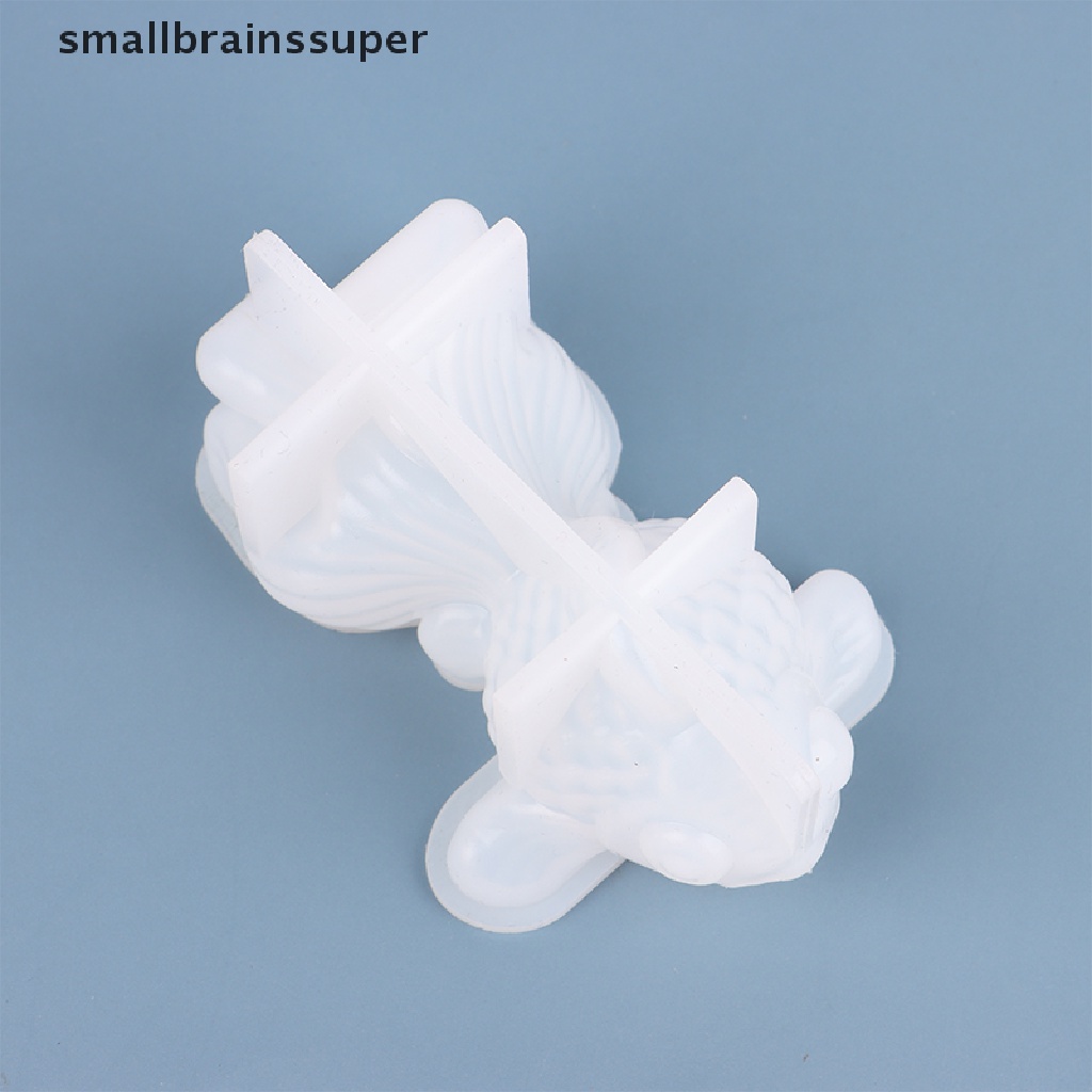 Set 2 Khuôn Silicone Hình Cá Vàng 3D Làm Trang Sức Thủ Công