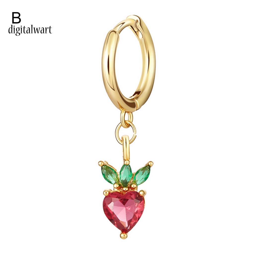 Kỹ Thuật Số| 1 Khuyên Tai Vòng Lủng Lẳng Đính Đá Hình Chùm Nho Nhiều Màu Trang Sức Hằng