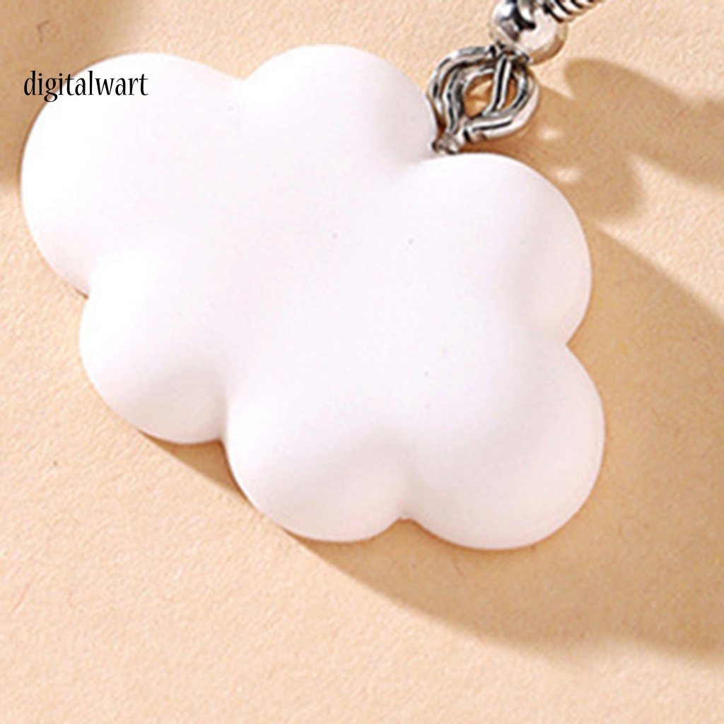 Kỹ Thuật Số| 1 Đôi Bông Tai Hình Đám Mây Hoạt Hình Màu Kẹo Ngọt Thời Trang