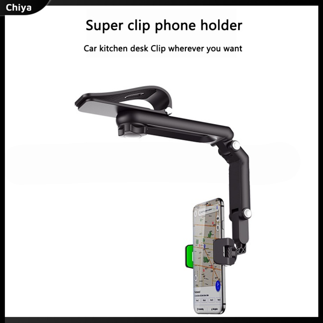 Giá Đỡ Điện Thoại / Gương Chiếu Hậu Đa Năng Tùy Chỉnh Tiện Dụng Cho Xe Hơi