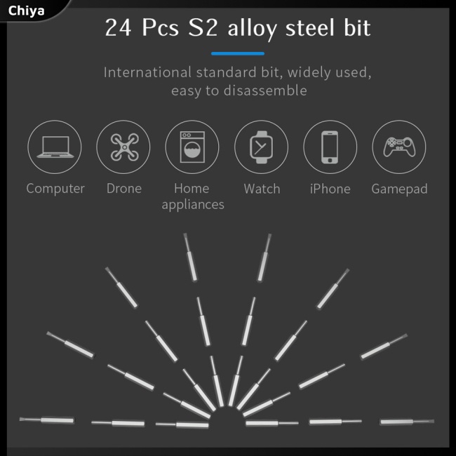 Bộ Tua Vít Điện Đa Năng Có Thể Sạc Lại Dùng Sửa Chữa Điện Thoại / Máy Tính