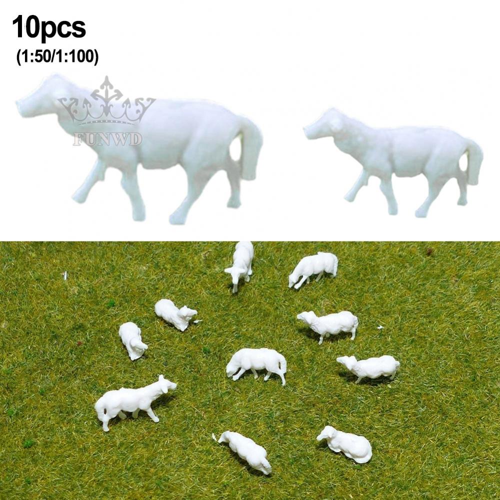 Mô Hình Cừu Đo Đường Ray Trang Trí Sân Vườn