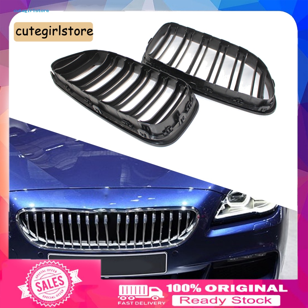 1 CặP LướI TảN NhiệT MàU Đen NháM GắN Mui Xe 51137211921 51137211922 51137212849 Phụ Kiện Cho Xe Hơi BMW 6 Series F6 F12 F3 12-16 12-16
