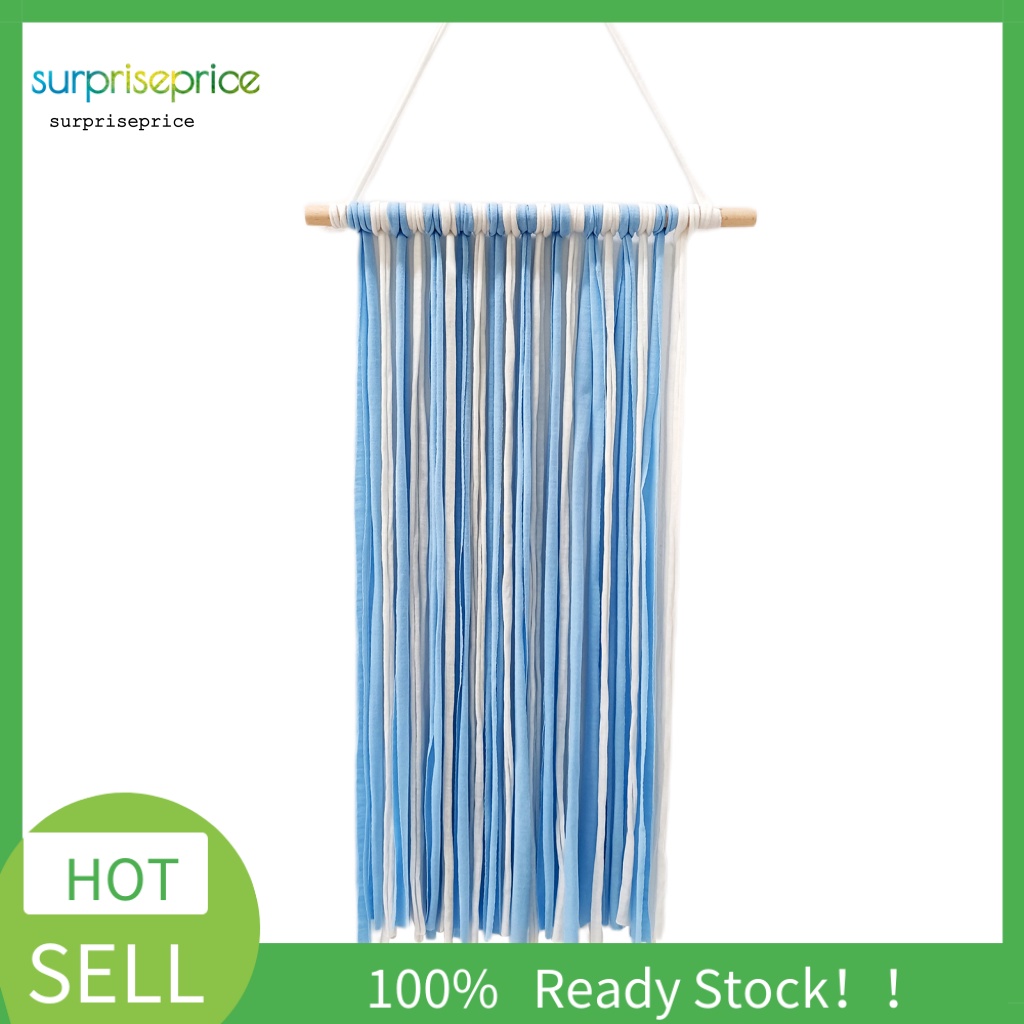 Kẹp Tóc Nơ Vải Mềm Tiết Kiệm Không Gian Màu Cầu Vồng Dành Cho Phòng Trẻ Em