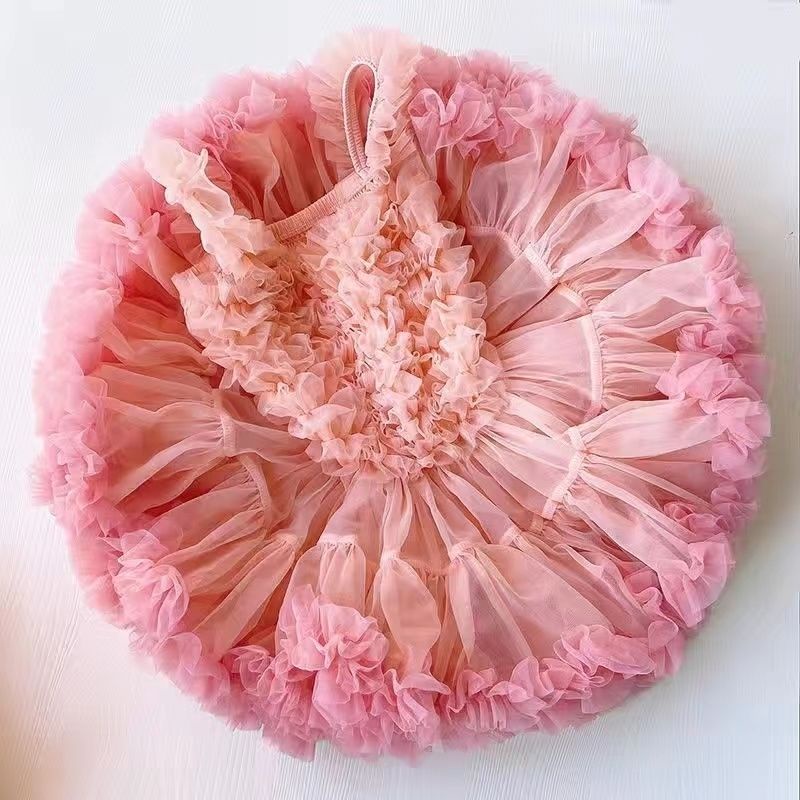 Váy tutu Công Chúa Màu Sắc Bánh Kem Phong Cách Mới Năm 2023 Cho Bé Gái 6 Tuổi