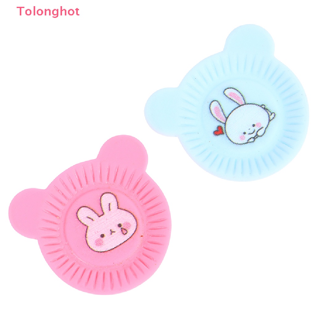 Set 10 Đĩa Ăn Tối Hình Thỏ Cho Nhà Búp Bê DIY