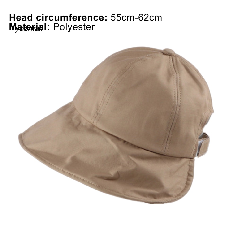 Nón Tai Bèo Đi Biển Vành Ngắn Lưng Gấp Gọn Màu Trơn Cho Nữ