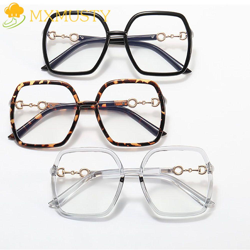 Mắt Kính Chống Ánh Sáng Xanh Hình Vuông Phong Cách Cổ Điển Thời Trang Cho Nữ MXMUSTY