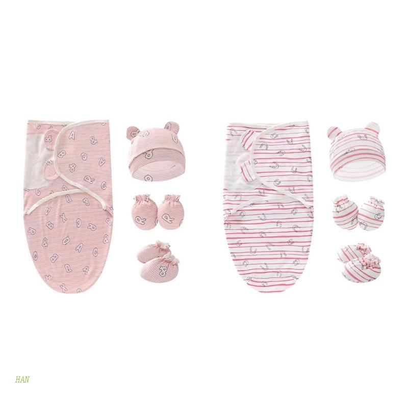 Chăn Quấn Em Bé Chất Liệu Cotton Không Lạnh