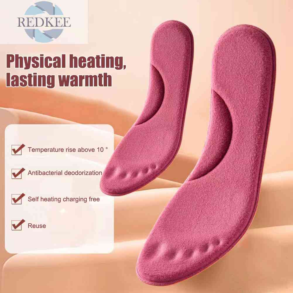 Đế Lót Giày Tự Sưởi Ấm Thấm Hút Mồ Hôi Chống Trượt