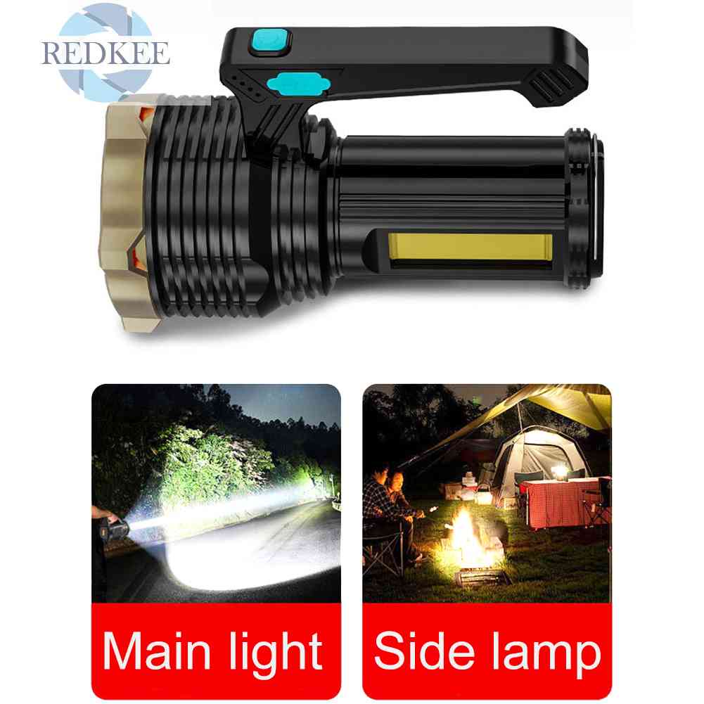 Đèn Pin Chống Thấm Nước IPX4 8 Chế Độ Sáng Tiện Dụng