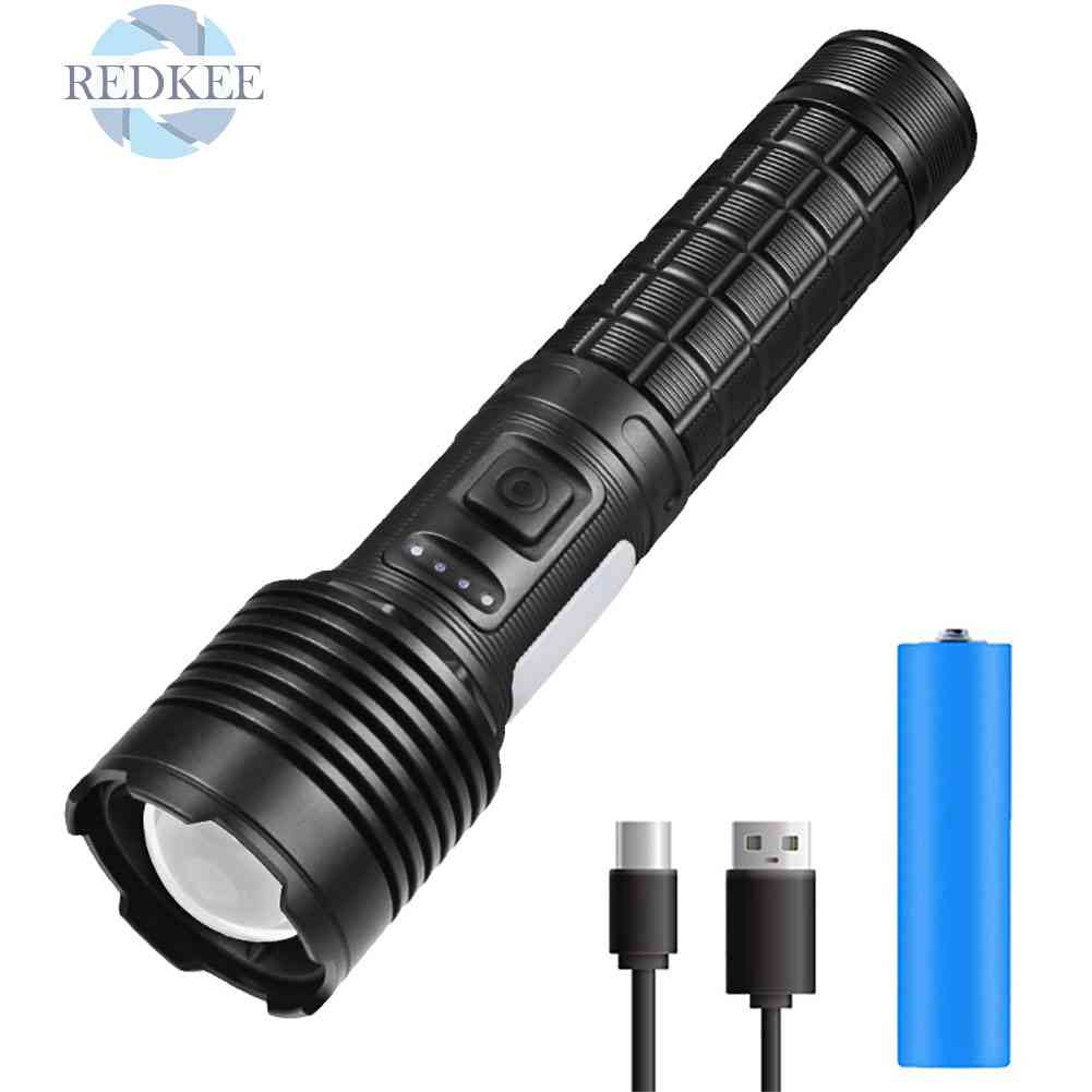 Đèn Pin XHP50 LED 1000lm Chống Thấm Nước Tiện Dụng Cho Cắm Trại Leo Núi