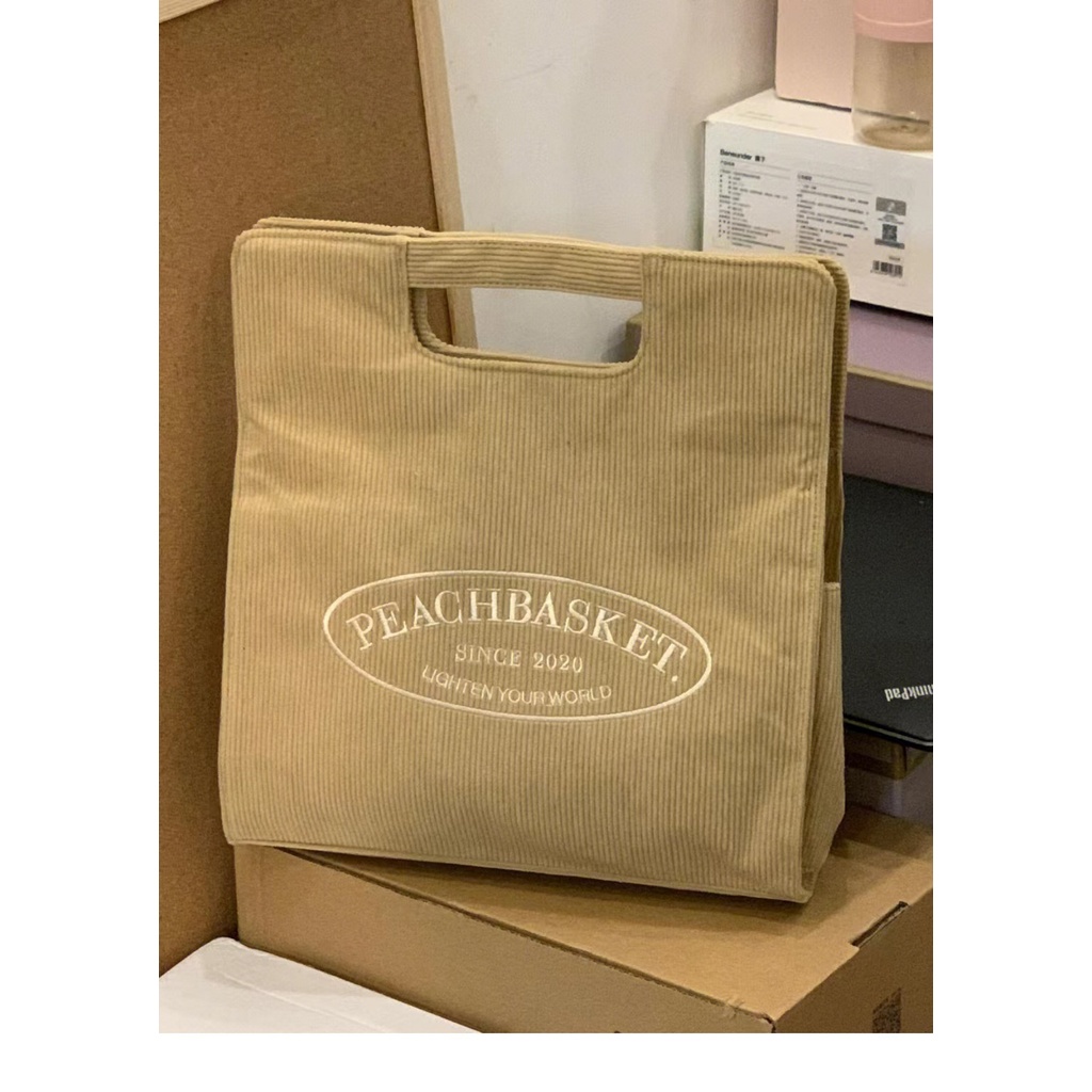 Túi Xách Canvas Sức Chứa Lớn Phong Cách Mới Dễ Phối Đồ Cho Nữ