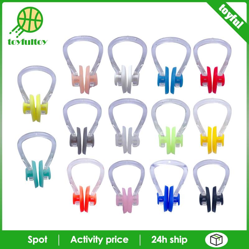 Set 14 Kẹp Mũi Bằng Silicone Bảo Vệ An Toàn Cho Bé Khi Đi Lặn