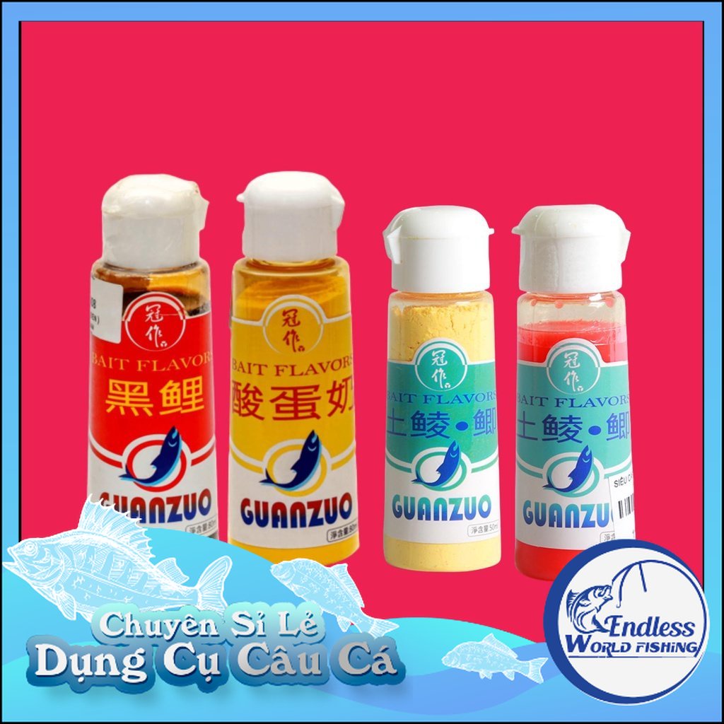 Bộ 4 Chai Tinh Mùi Câu Cá Chép Quán Quân Đài Loan