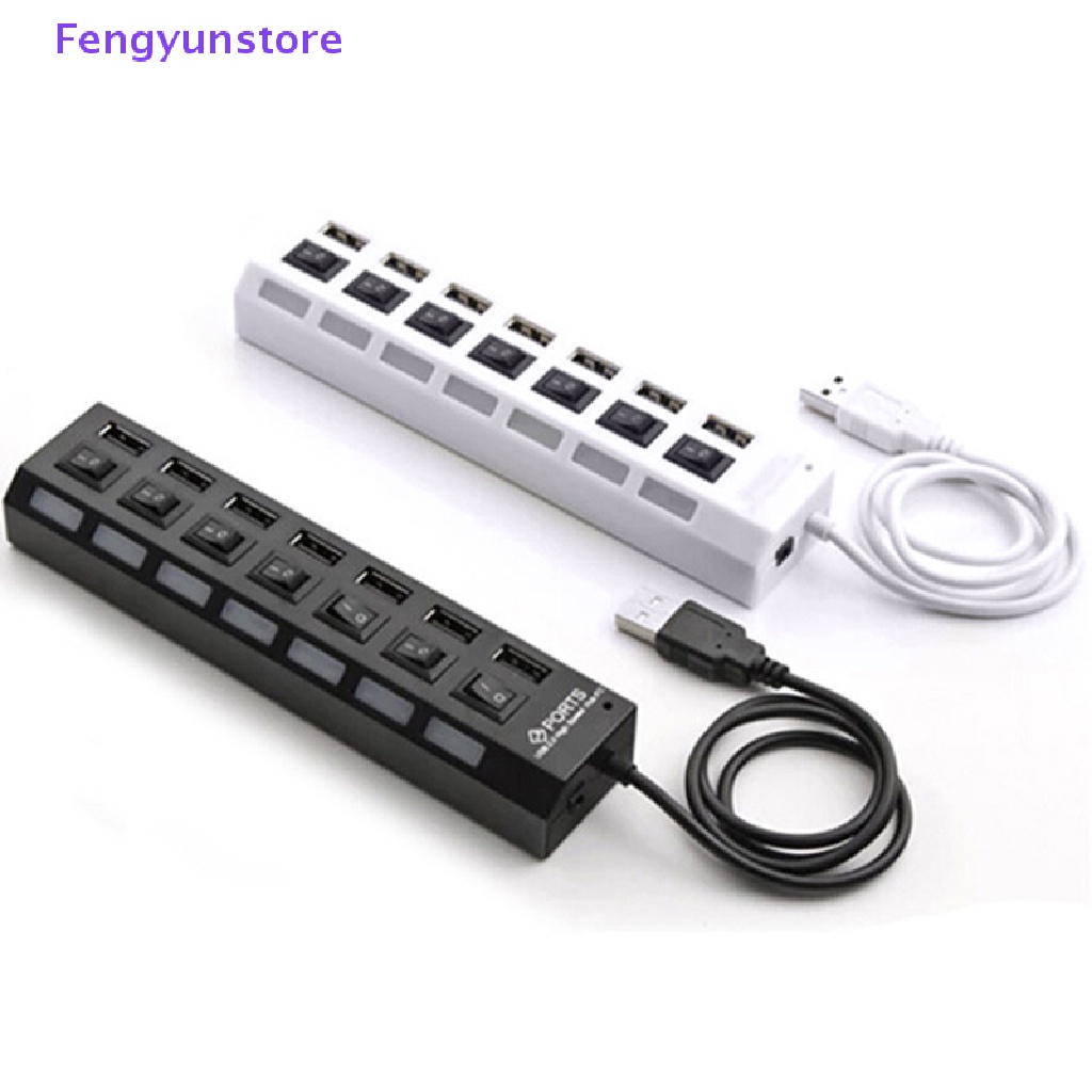 Bộ Chia 7 Cổng USB 2.0 Nhiều Công Tắc Mở Rộng Tiện Dụng