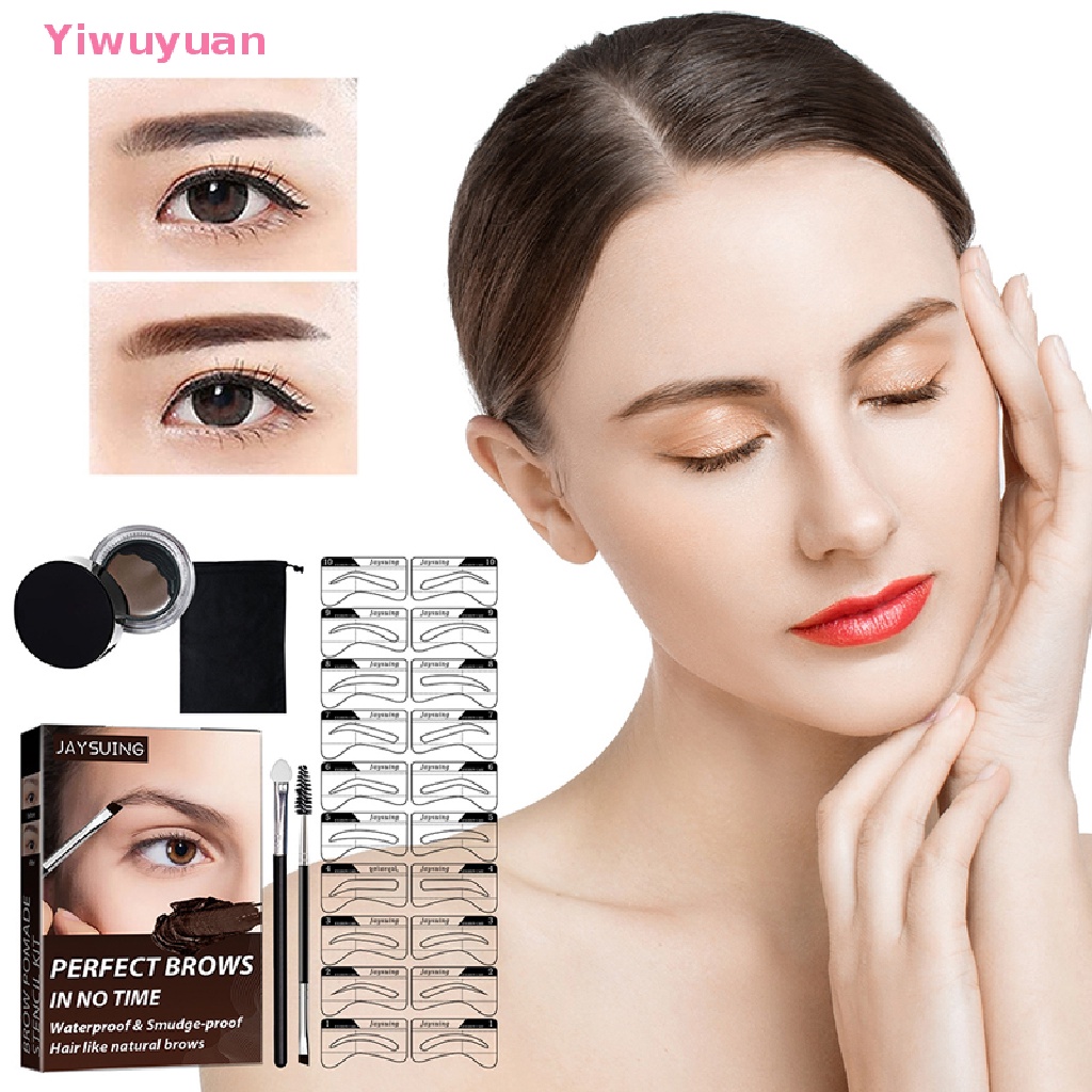 Bộ Kem Nhuộm Lông Mày Dạng Lỏng Chống Thấm Nước Lâu Trôi